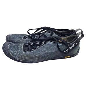 Merrell Vapor Glove 2 Barefoot Running Shoes Womens 7.5 Black J32628 Vibram Sole